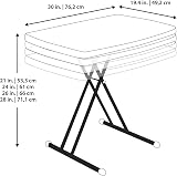 LIFETIME 30-Inch Adjustable Height Personal Table Almond view 8