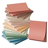 (16 Pack) Sticky Notes 3x3, Vintage Colors, Sticky