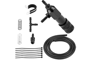 Caoeal Manual Boost Controller Kit, 1-30 PSI Car Universal Adjustable Turbo Charger Closed Loop Turbo Engine Controller