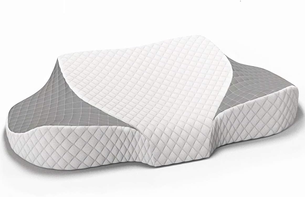 LIUYANG Cervical Memory Foam Pillow,Neck Orthopedic Pillow for Pain Relief,Ergonomic Bed Pillow for Side Sleeper,Back/Stomach Sleeper: Home & Kitchen
