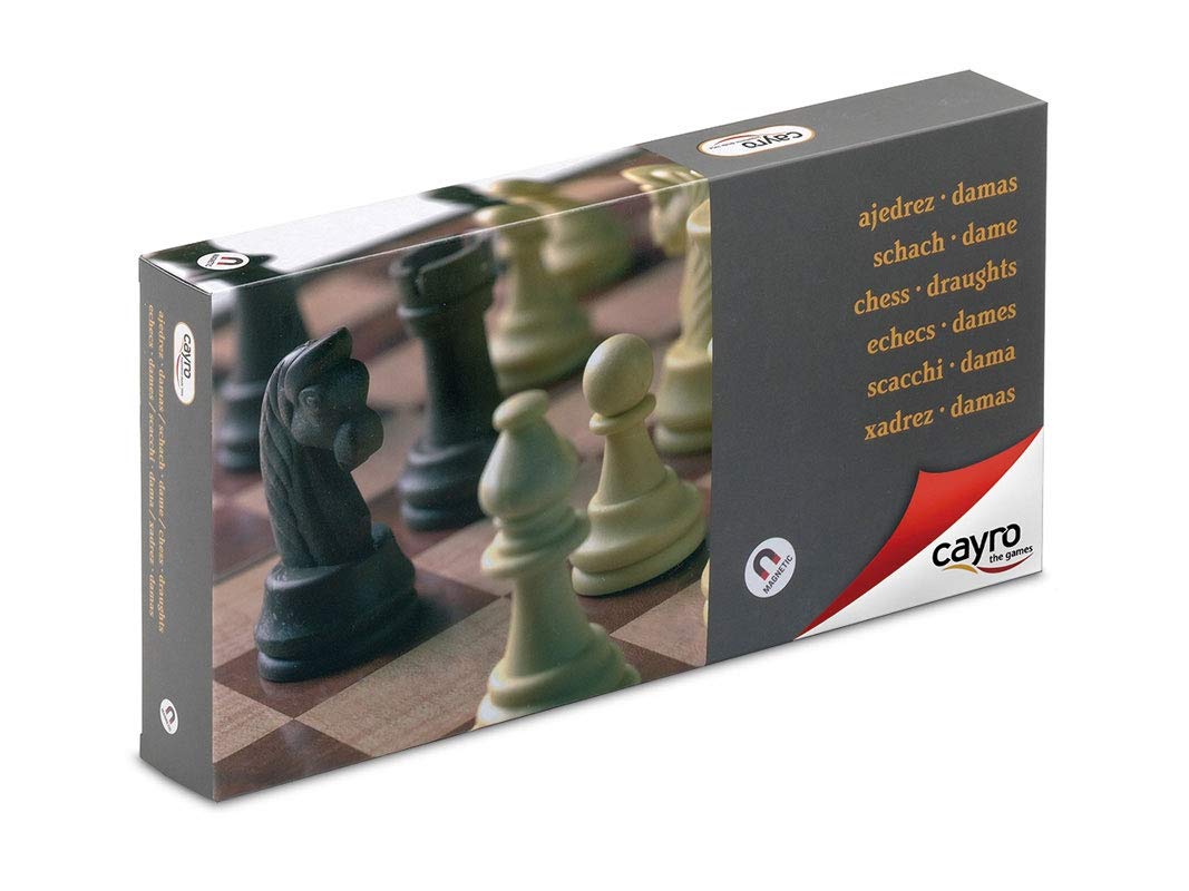 Cayro Magnetic Chess Checkers Game (Large)