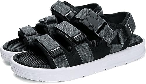 Amazon スポーツサンダル メンズ サンダル 軽量 滑り止め ストラップサンダル アウトドアサンダル ビーチサンダル ノーブランド品 スポーツサンダル