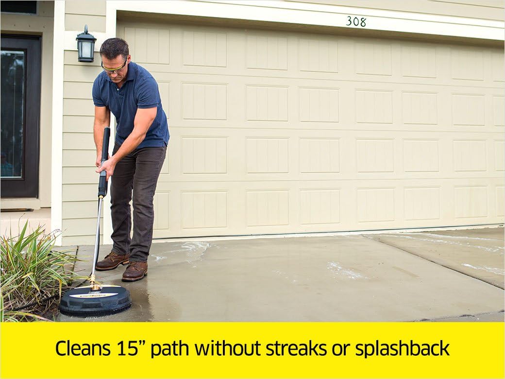 Karcher 15-Inch Pressure Washer Surface Cleaner Attachment, 3200 PSI Rating : Garden & Outdoor