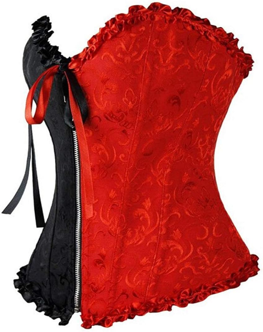 Corsetto Donna Con Lacci - Cintura Vita Alta Elastica, Stile Retr&ograve; Per Halloween E Feste