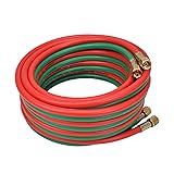 Oxygen Acetylene Hose,1/4 Inch 9/16"-18 B Fittings
