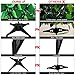 AerWo 5ft Pop Up Christmas Tinsel Tree with Stand, Gorgeous Collapsible Artificial Christmas Tree for Christmas Decorations, Green