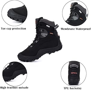 low rise waterproof boots