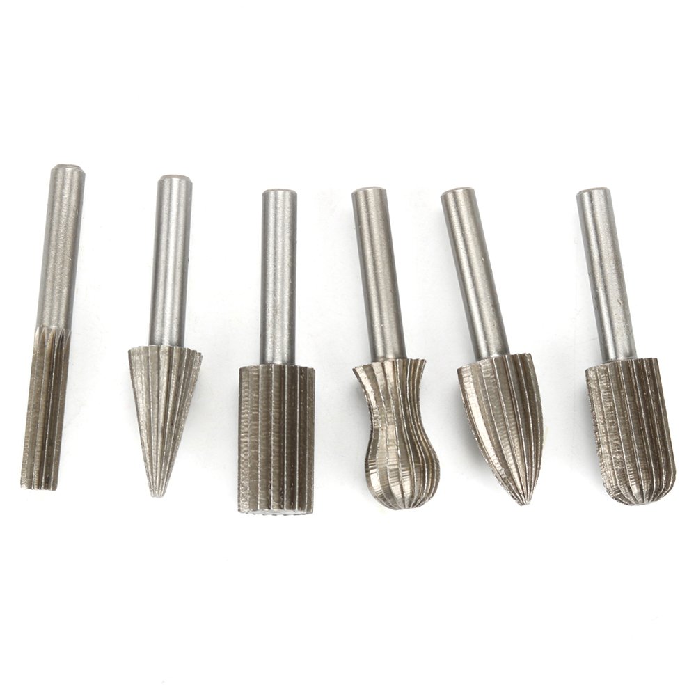 6mm Cylinder Tungsten Carbide Round Rotary File Burr Cutter for