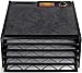 Excalibur 3500B 5-Tray Electric Food Adjustable Thermostat Accurate Temperature Control Faster and Efficient Drying Includes Guide to Dehydration, Black