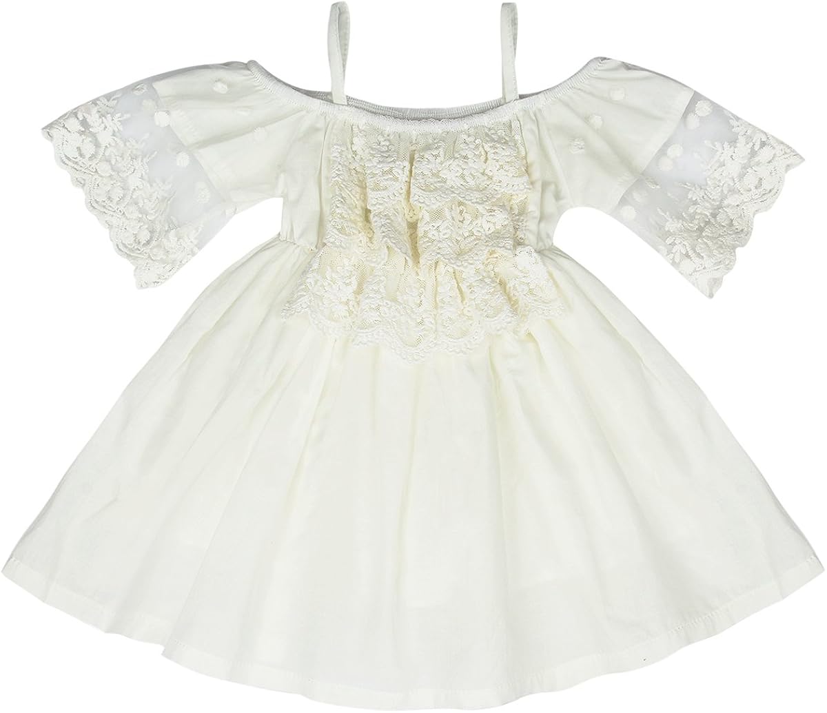 kids white sundress