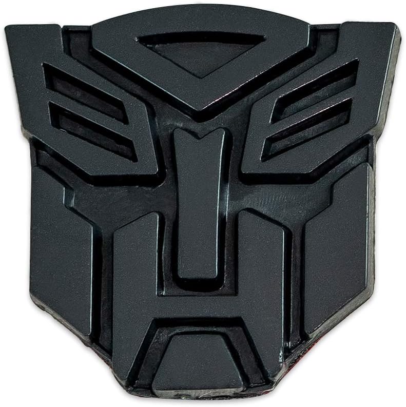 amazon com transformers autobot car black badge emblem 3d logo small automotive transformers autobot car black badge emblem 3d logo small