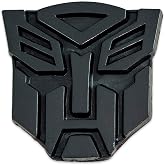 Transforming Auto Robot Auto Emblem - [Black][1" Tall]