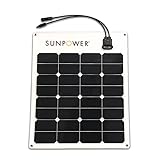 SunPower 50 Watt Flexible Monocrystalline High