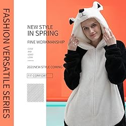 COSUSKET Fitted Unisex Adult Bear Onesie