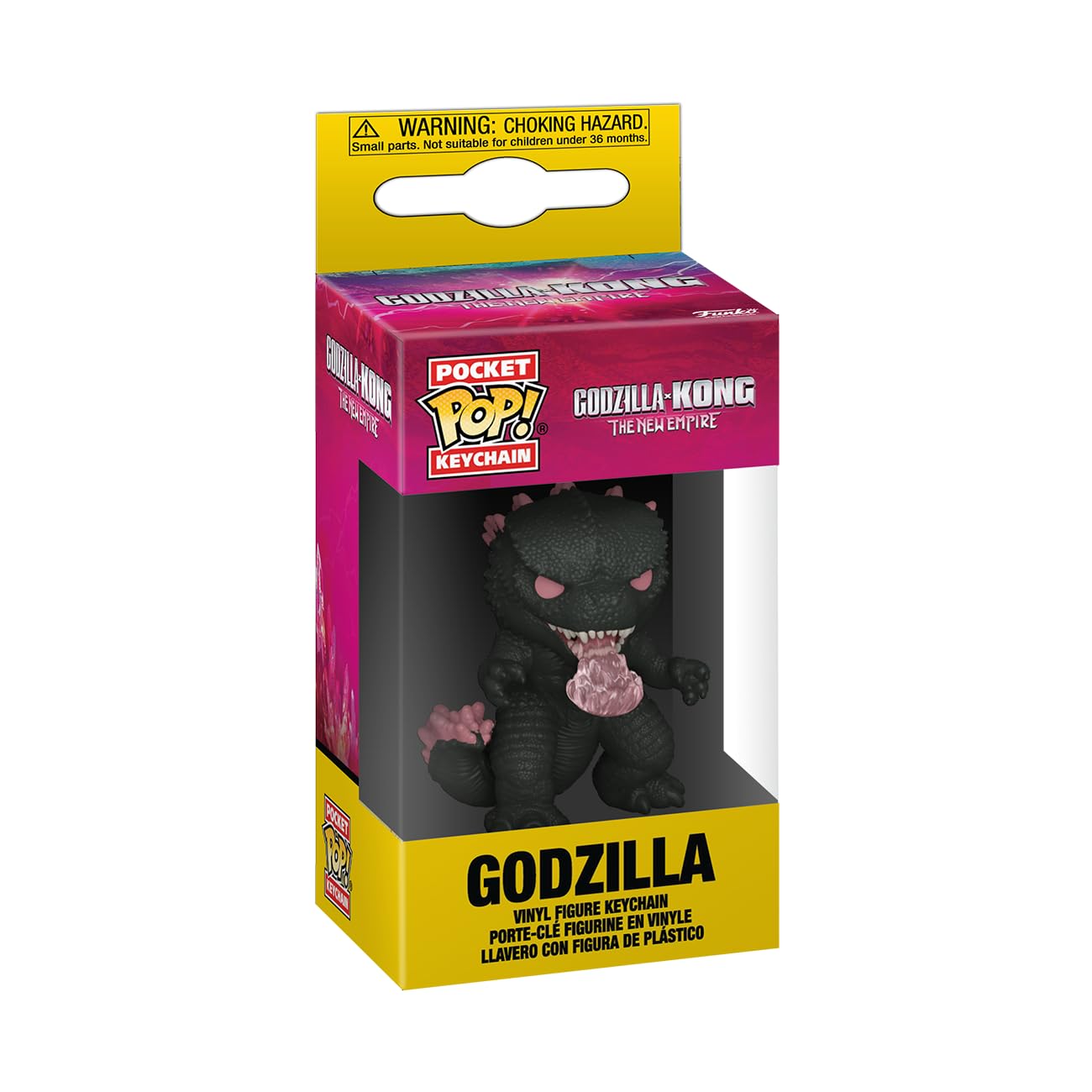Funko POP! Keychain: Godzilla X Kong: The New Empire - Godzilla - Godzilla Vs Kong Novelty Keyring - Collectable Mini Figure - Stocking Filler - Gift Idea - Official Merchandise - Movies Fans