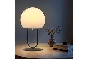 UUFFOO Shower Lamp Rechargeable, Outdoor Table Lamp Cordless Waterproof with 3 Color Stepless Dimmable, Battery Operated Lamp Night Light Metal for Indoor & Outdoor, Restaurant, Bathroom, Bar, Patio, Camping