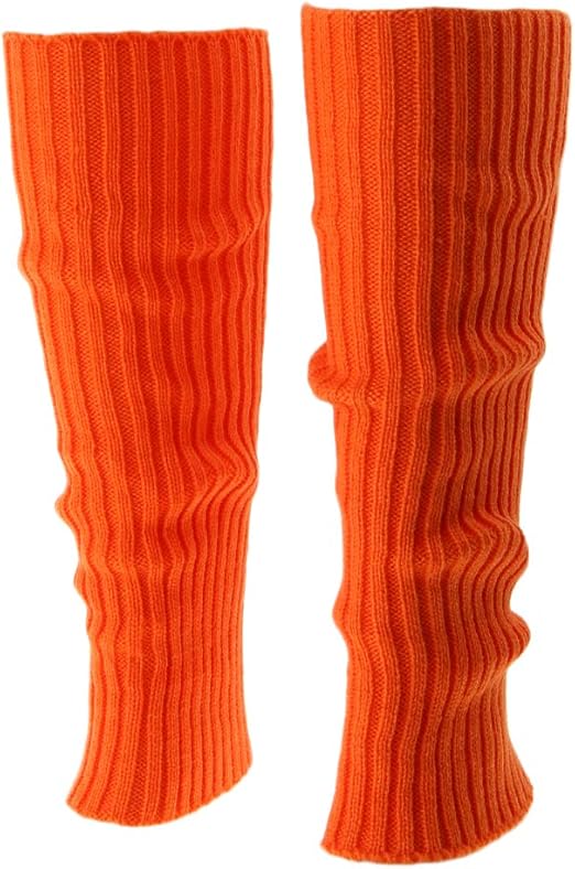 Women's Fashion Solid Knitted Ribbed Leg Warmers Dancing Legwarmers ...