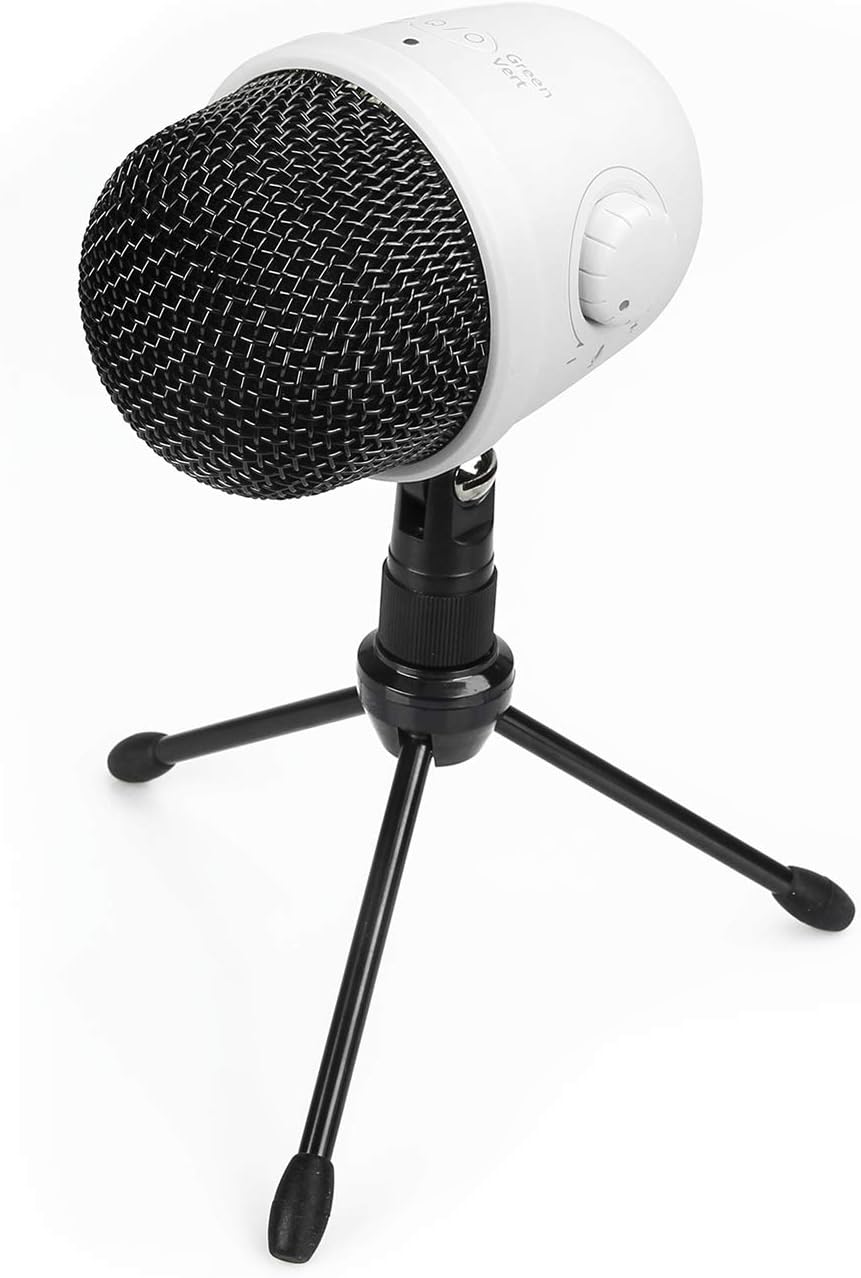 Amazonbasics Desktop Mini Microphone Gen2White Amazon.ca Musical