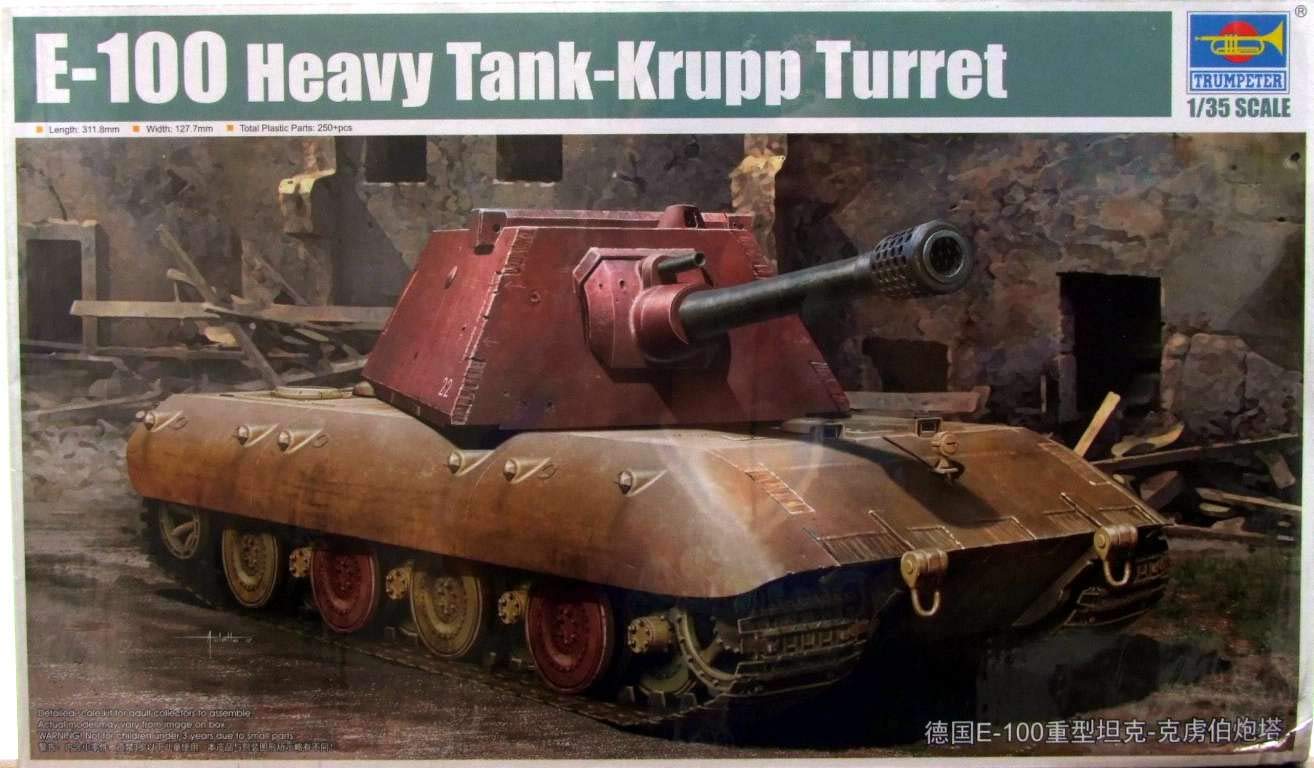 Trumpeter 1:35 - E-100 Heavy Tank - Krupp Turret