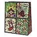 12 Christmas Large Gift Bags Bulk Holiday Assortment with Handles and Tags for Wrapping Gifts for Women and Kids by Gift Boutique