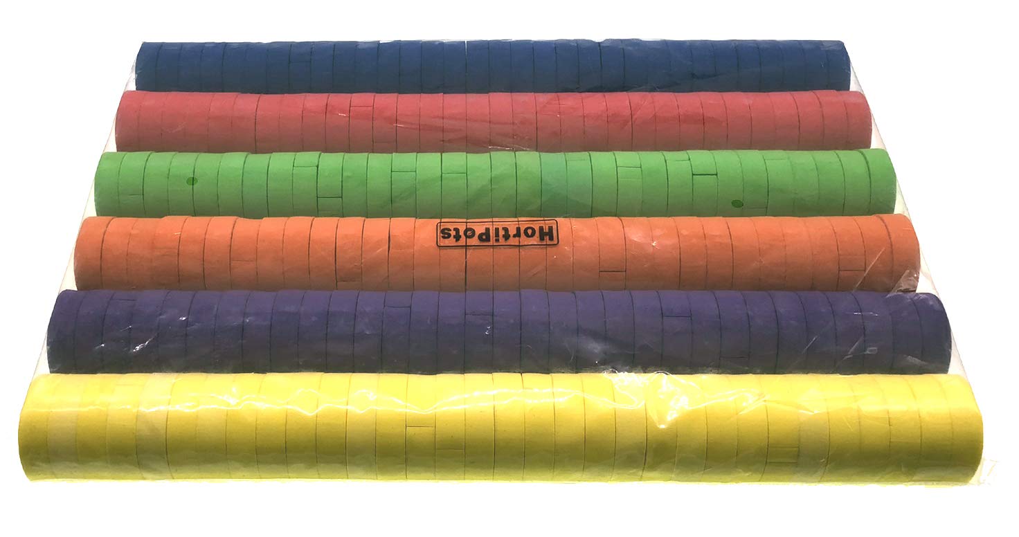 Cloning Collars 2 Inch, 2 Neoprene Inserts for Net Pots and Cloning Machines, Color-Mixed (192 Pack)