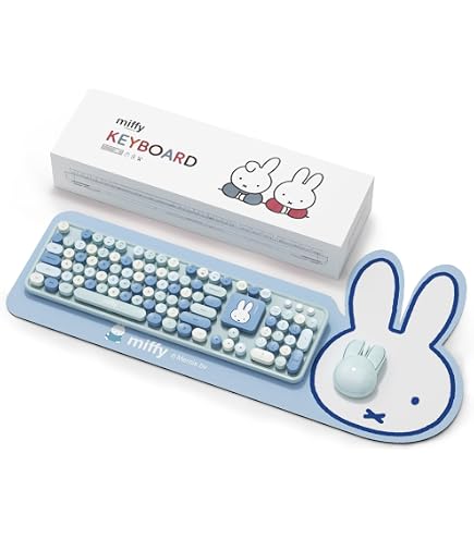 Amazon.com: Miffy 104-Key Wireless Keyboard & Mouse Combo with