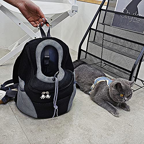 SMONT Dog Carrier Backpack Puppy Dog Front Pack with Breathable Head