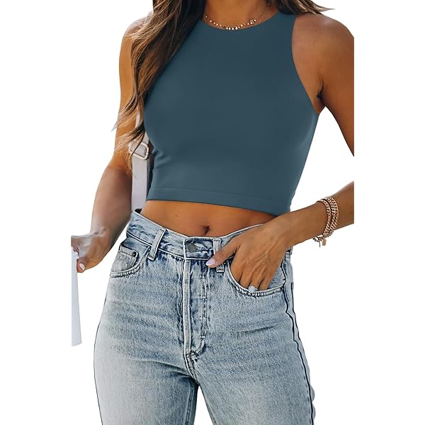 Artfish Women's Sexy Lace Up Long Sleeve Tie Cleavage Crop