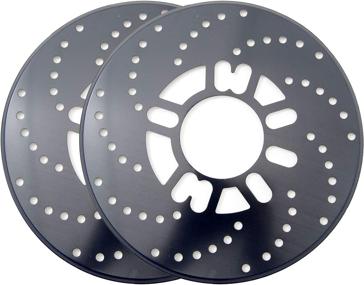 Amazon Goodsland 2枚 セット 汎用 ダミー ブレーキ ローター ディスク ドラム カバー 14インチ以上 4穴 5穴 Gd Diskbr Bk ブレーキローター 車 バイク