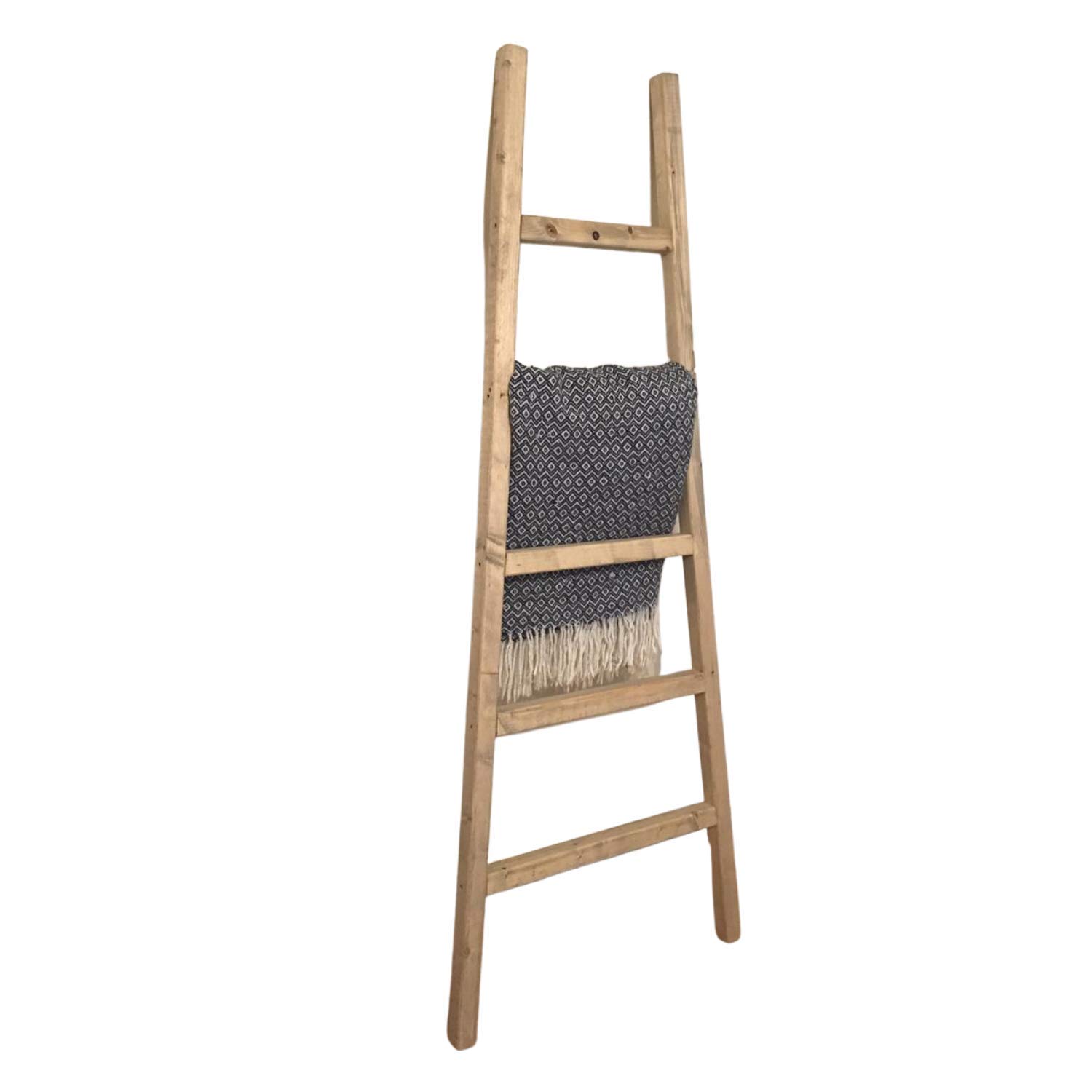 Rustic Ladder, 60" Distressed Blanket Ladder, Quilt Rack