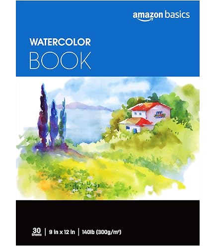 Maruman VIFART A4 Watercolor Paper Assortment Pack - 10 Sheets (Rough, Cold Press, Hot Press) S404VA