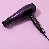 Remington D3190 2200W Ionic Hair Dryer Purple Diffuser Concentrator 3 heat view 4