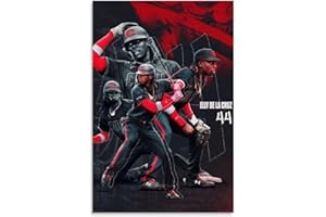 FANCHUANG Elly De La Cruz Poster Baseball Posters Canvas Wall Art For Home Decor Unframe-style 12x18inch(30x45cm)