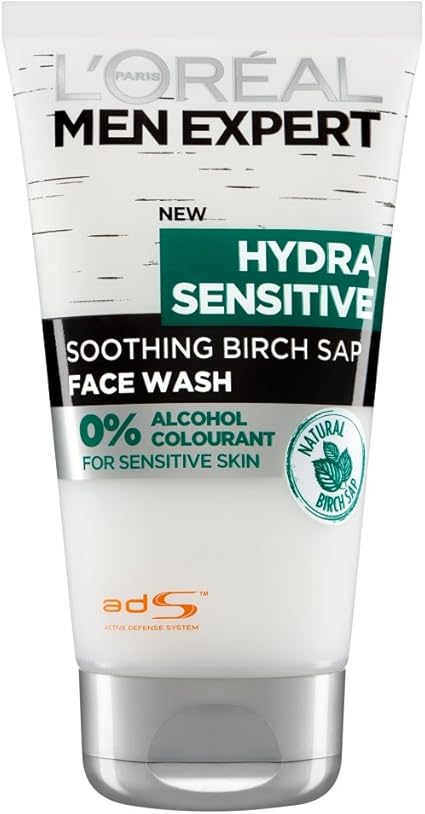 loreal sensitive face wash