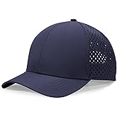 Oversize XL XXL Quick Dry Baseball Cap, Large Performance Snapback Hats, Laser Cut Mesh Ball Cap for Men Big Heads 23.5"-26"