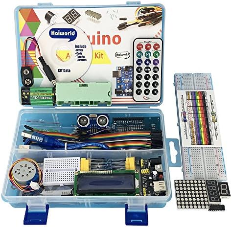 Haiworld Project Complete Starter KIT With Tutorial and Lessons For Arduino UNO R3 Mega 2560 Nano Robot, Kits-01