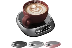 Coffee Mug Warmer, Rechargeable Mug Warmer Cordless, Coffee Cup Warmers for Desk, Three Adjustable Electric Drink Cup Heater 