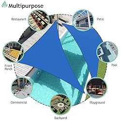SunnyRoyal 16'x17'x23' Heavy Duty Sun Shade Sail