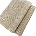 Benson Mills PM Longport Woven Vinyl Placemat, Almond, Set of 8