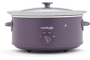 Crock-Pot Design Series Mijoteuse manuelle de 7 litres, pomme de terre violette
