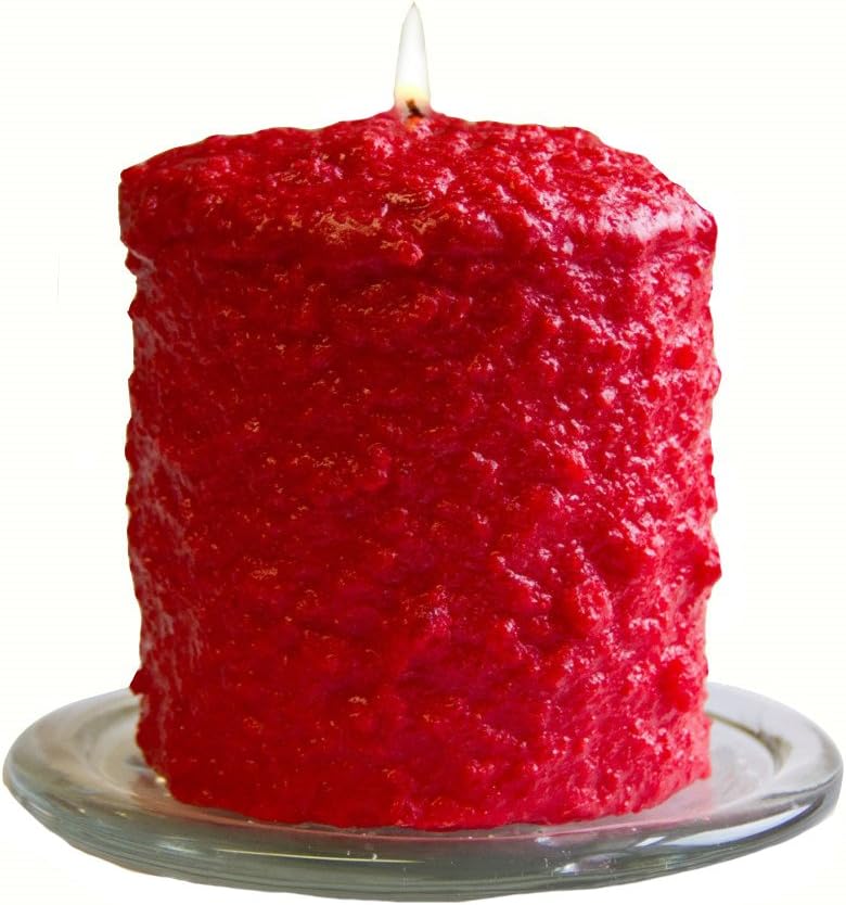 Warm Glow Candle Company Santa's Cider Hearth Pillar Candle