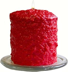 Warm Glow Candle Company Santa's Cider Hearth Pillar Candle