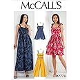 McCall's Patterns Misses' Dresses, Romper and Jumpsuit sewing pattern, E5 (14-16-18-20-22), Multi
