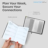 MantraRaj 2026 Week to View Pocket Diary PVC Cover with Gold Corners 11x7cm view 6