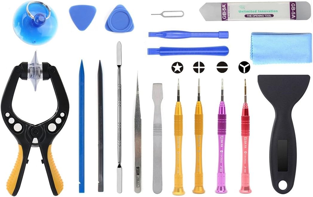 RepairKits JF-8131 19 in 1 Metal + Plastic Disassemble Repair Tool Kit
