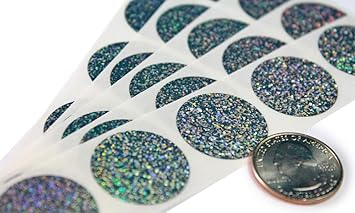 Amazon Com Glitter 1 Inch Silver Round Scratch Off Sticker Labels For Lottery Games 100 Pack My Scratch Offs Office Products