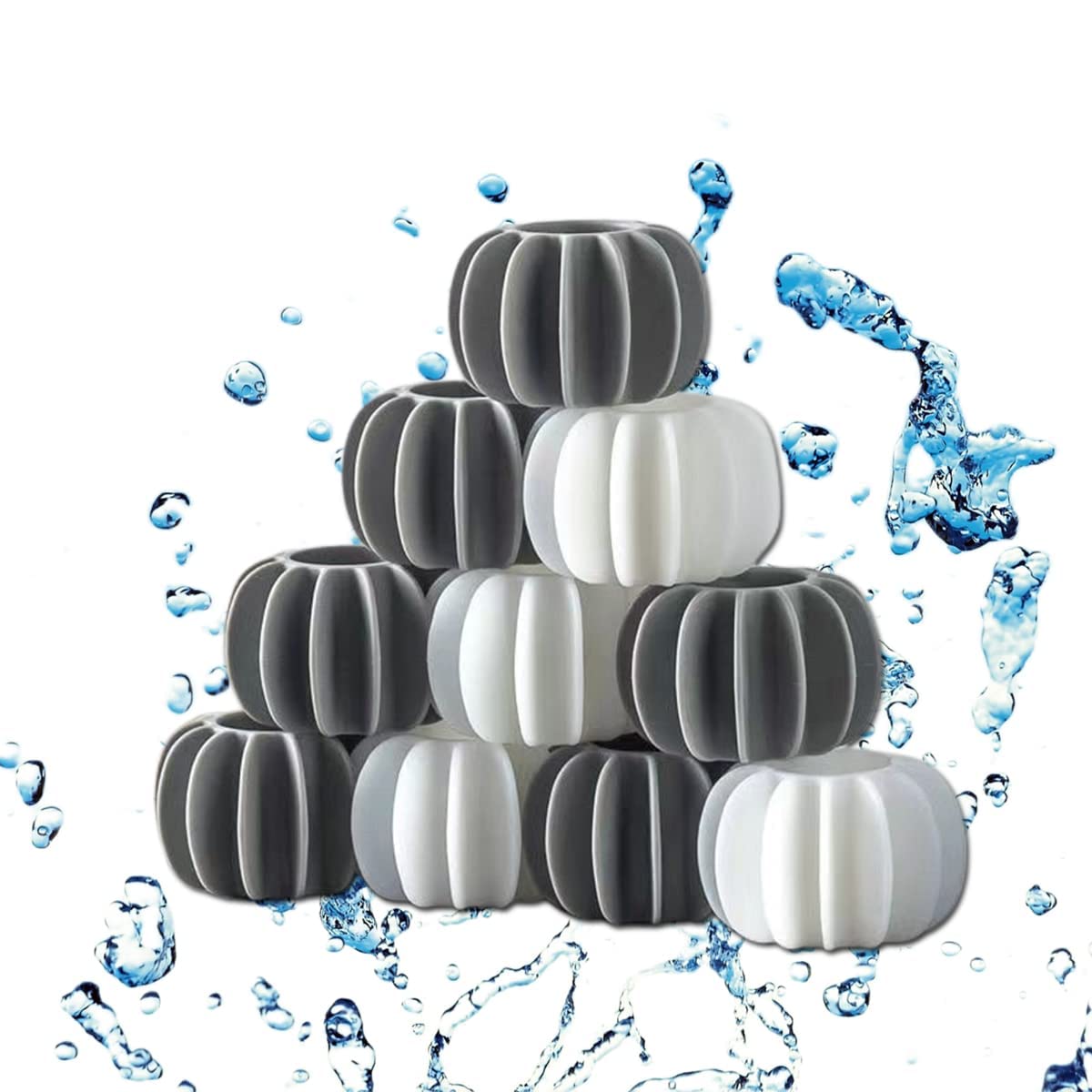 Photo 1 of Reusable Magic Laundry Balls, 5/10 Laundry Balls Tangle Free for Washing Machines, Silicone Steamer Dryer Balls Washer Balls Laundry Balls (10pcs)