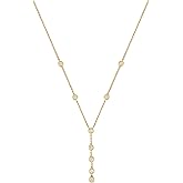 Bony Levy 18K Yellow Gold Diamond Monaco Drop Pendant Necklace