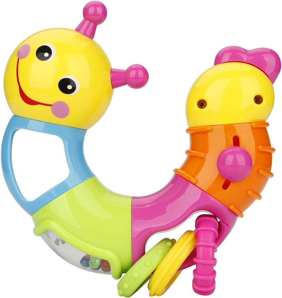Amazon.com: NuoPeng 3 en 1 Tome a lo largo del juguete musical, Rattle, Teether: Toys \u0026 Games