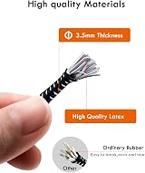 Gorffy Bungee Cord with Balls 50pcs 5.7in Tarpaulin Bungee Balls view 4